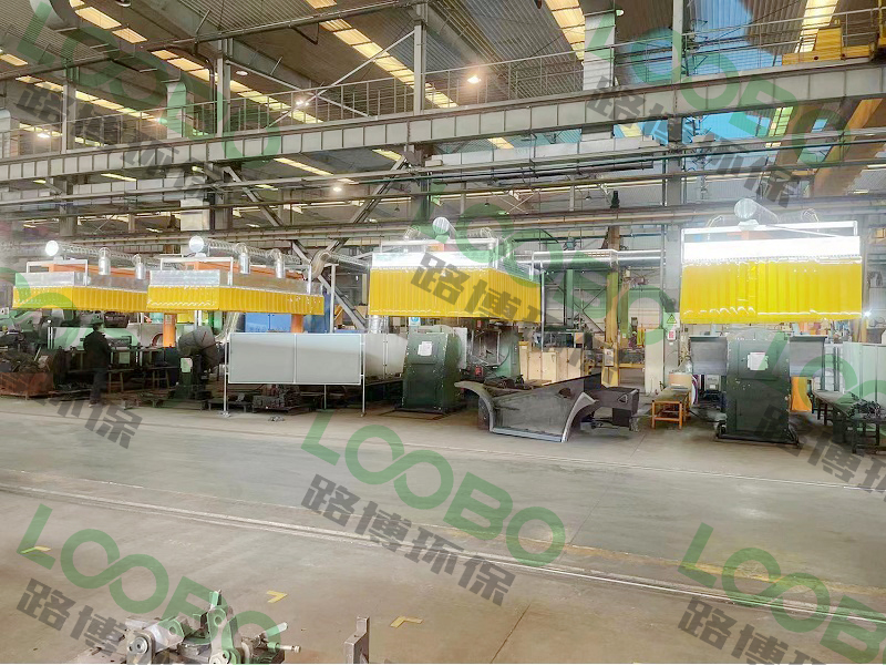 安徽某重型（xíng）工程（chéng）機械企業（yè）-大（dà）噸位車架焊接煙塵收集項目竣工驗收